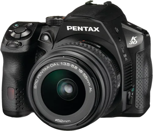 Vista 5 de Pentax K-30 CMOS SLR digital de 16 MP sellada a la intemperie con lente de 0.709-2.165 in (negro)