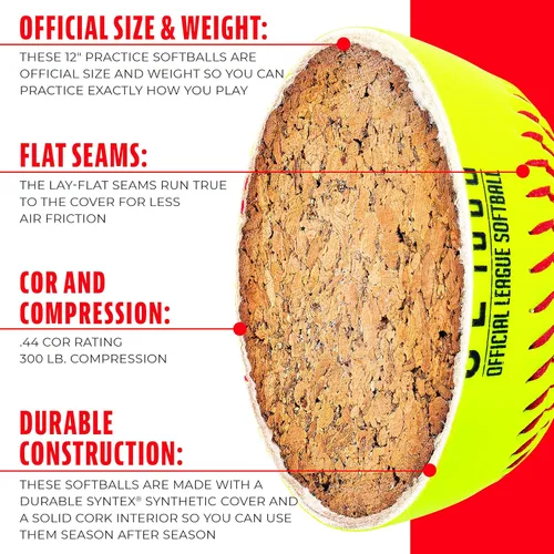 Vista 4 de Franklin Sports Practice Softballs
