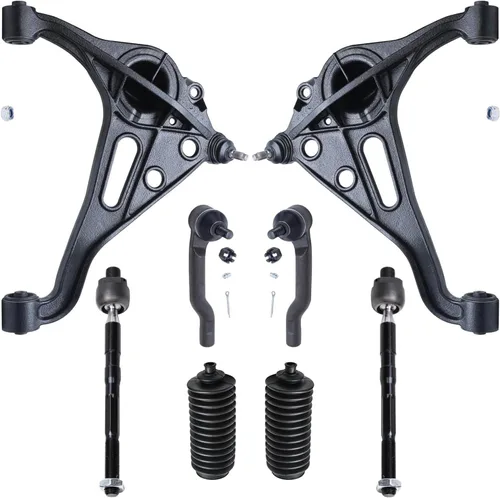 Vista 294 de Detroit Axle - Kit de brazos de control delanteros de 8 piezas para Toyota Sienna 2004-2010, 2 brazos de control inferiores con rótulas, 4 barras