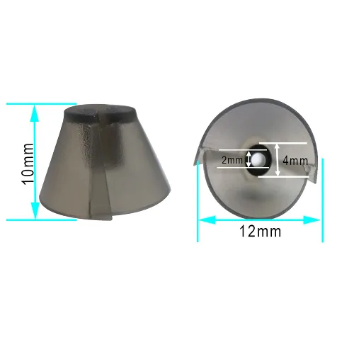 Vista 4 de Smokey Hearing Aid Tulip Domes Puntas para los oídos ReSound Sure Fit Style RIC RITE y Open Fit BTE Amplificador auditivo con herramientas