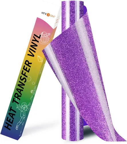 Vista 32 de HTVRONT - Rollo de vinilo termotransferible, 12 in x 8 ft, para diseños en camisetas, fácil de cortar y despegar, para planchar y máquinas Cricut