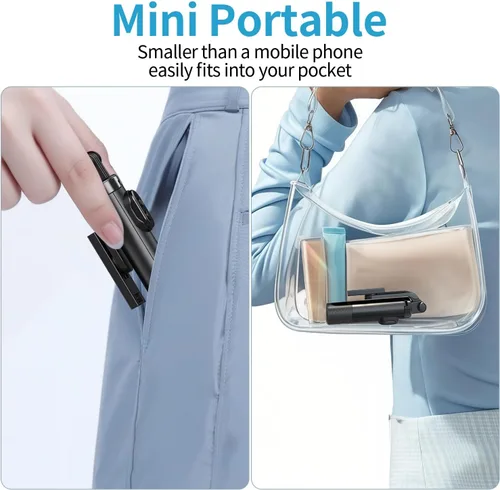 Vista 8 de Mini trípode para selfie, trípode flexible de bolsillo, agarre para teléfono Android para teléfono, portátil, tamaño pequeño, para viajes, teléfono
