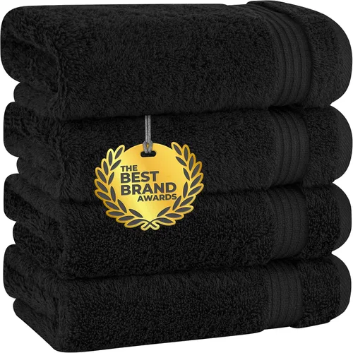 Vista 642 de Cotton Paradise 100% Cotton Turkish Washcloth Set for Bathroom, 4 Piece Soft Absorbent Small Hand Face Towels Wash Rags, Lilac