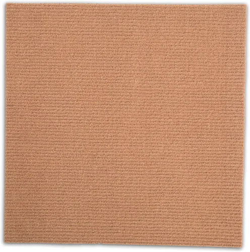 Vista 4 de Azulejos autoadhesivos para suelo, cuadrados de 12 x 12 pulgadas, azulejos para el hogar, fácil de instalar (48 unidades, camello)