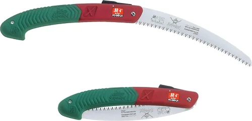 Vista 4 de Samurai KISI FC-240-LH / Sierra de hoja curva plegable de 9 1/2" (24cm) fabricada en Japón