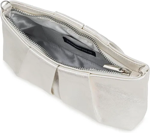 Vista 3 de Bolso de mano CHARMING TAILOR para mujer Bolso de mano elegante y formal para mujer Bolso de mano plisado de PU para mujer Bolso de mano