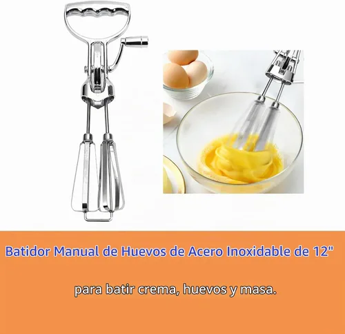 Vista 3 de Batidor de huevos manual de 12 pulgadas