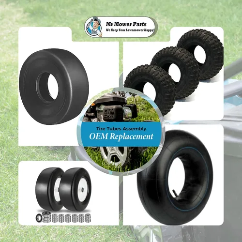 Vista 5 de Mr Mower Parts Rueda de cortacésped para rueda trasera Snapper 12579 7012579-9" x 1.75