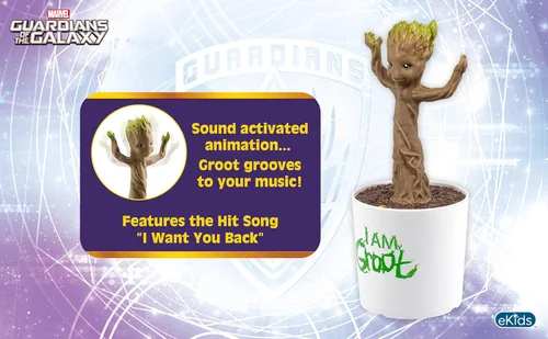 Vista 2 de Figura de acción Groot bailarín de Guardianes de la Galaxia