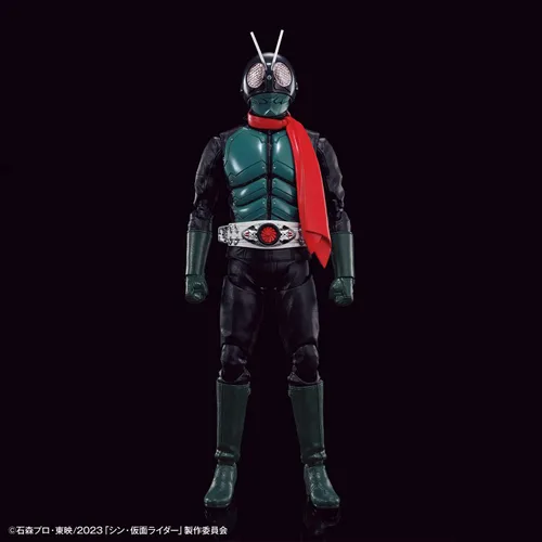 Vista 2 de Bandai Hobby Shin Kamen Rider - Kit de modelo estándar de elevación de figura de piloto enmascarado