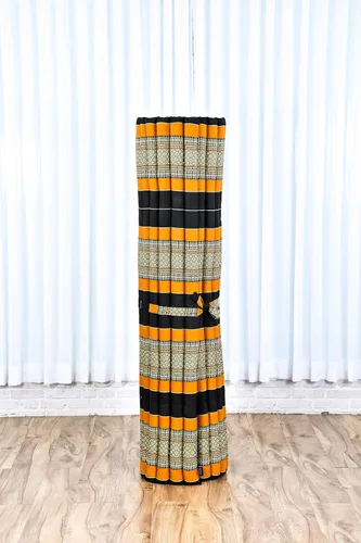 Vista 787 de Leewadee colchón tailandés enrollable para cama de invitados, tapete de yoga, para masaje tailandés, ecológico, orgánico y natural.