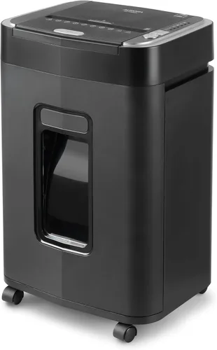 Vista 7 de Aurora Trituradora de papel microcortado/CD y tarjeta de crédito de 14 hojas de grado profesional, 30 minutos de tiempo de funcionamiento continuo