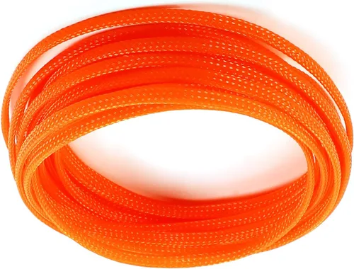 Vista 86 de Wenheww - Funda de cable trenzada expandible de PET, de 1.64 pies a 3/8 pulgadas, manga negra para organización de cables, protector de cable