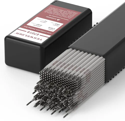 Vista 12 de YESWELDER E7018 3/32'' 5LB Varilla de Soldadura de Electrodos de Barra de Acero al Carbono de Bajo Hidrógeno