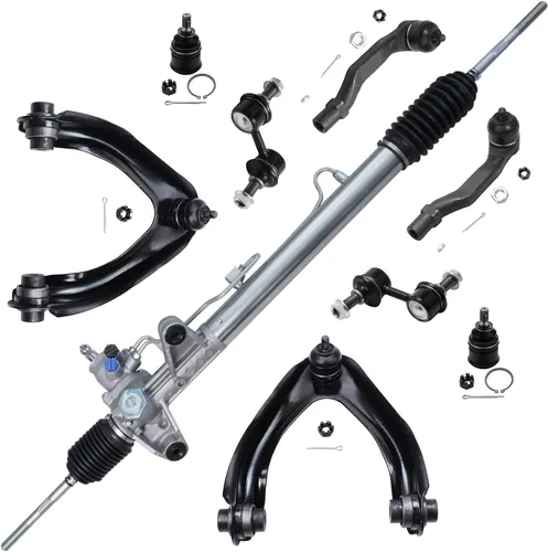 Vista 73 de Detroit Axle - Kit de brazos de control delanteros de 8 piezas para Toyota Sienna 2004-2010, 2 brazos de control inferiores con rótulas, 4 barras