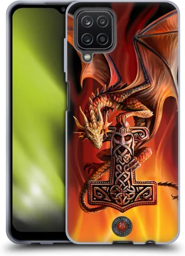 Vista 87 de Head Case Designs Officially Licensed Anne Stokes God's Hammer Guardian Dragons Gel Case [Military Grade Protection] Compatible with Samsung Galaxy