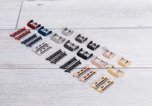 Vista 9 de Correa de cuero genuino para Apple Watch Series 1-11 y SE 1-3 y Ultra 1-3