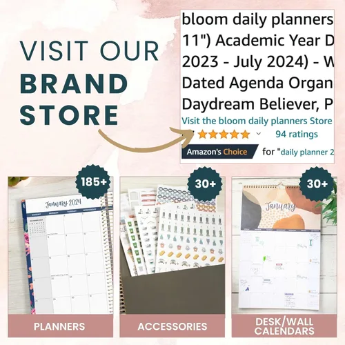 Vista 7 de Bloom Daily Planners Hojas de Calcomanías para Planificador Clásico Recientemente Mejoradas - Paquete Variado de Calcomanías para Decorar