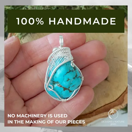 Vista 11 de NEW Designs by Nature Gems Handmade Fire Opal Necklace, October Birthstone Jewelry, With 24 Inch Silver Plated Chain, With a Gift Box, Handmade in
