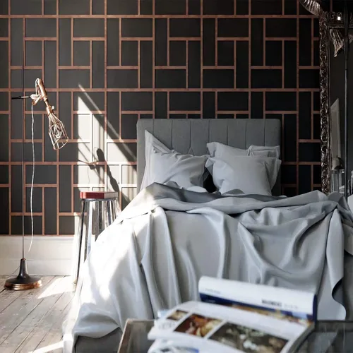 Vista 8 de Ekena Millwork WALW08X08X0375CHFRO Chesterfield Paneles de pared decorativos de 3/8 pulgadas en T, 13 3/8 pulgadas de ancho x 7 3/8 pulgadas