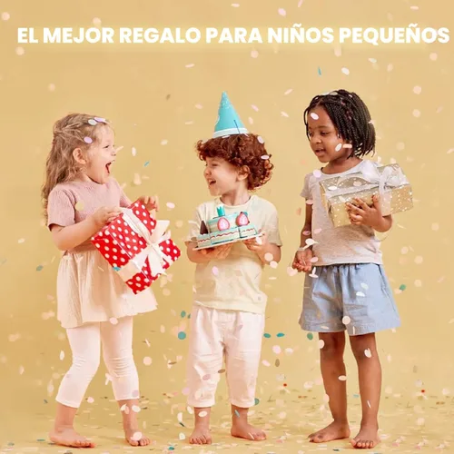 Vista 7 de Tiny Land - Juego de comida de madera para cocina de niños - 100% madera 43 piezas de comida de juguete para niños de 3 años o más, juego