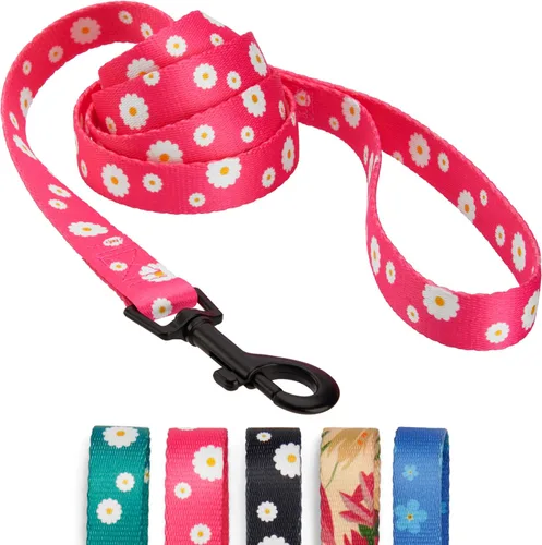 Vista 8 de CollarDirect Correa impermeable para perro, pequeña, mediana y grande, duradera, para caminar, entrenar y correr, rosa, negro, azul, naranja, verde
