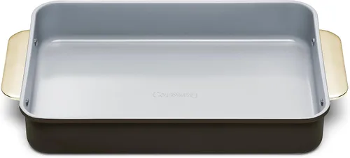 Vista 35 de Caraway Sartén rectangular de cerámica antiadherente de 9 x 13 pulgadas, revestimiento de cerámica naturalmente resbaladizo, no tóxico, libre