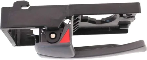 Vista 4 de Para Kia Rio 2006-2011 Manija de puerta interior delantera, lado del conductor gris Con botón de bloqueo de puerta Recorte:Todos los submodelos