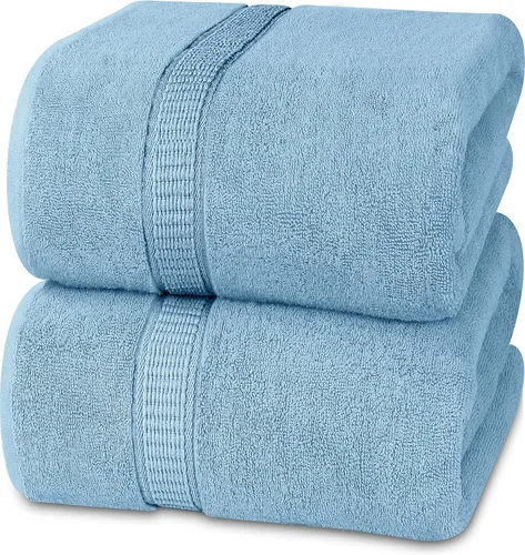 Vista 49 de Utopia Towels - Toalla de baño gigante, 2 unidades, 17.69 oz/yd2 (600 gsm), 100% algodón hilado en anillo, altamente absorbentes y de secado rápido