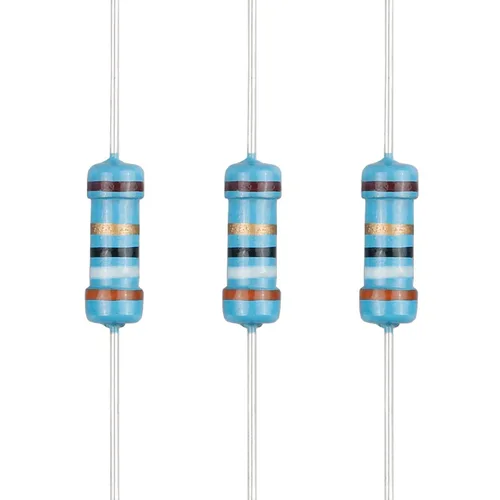 Vista 73 de 100 resistencias de 56 ohmios 1/2 W (0.5 vatios) ±1% tolerancia de película metálica, múltiples valores de resistencia opcional