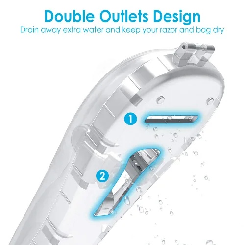 Vista 4 de Razor - Funda compatible con la maquinilla de afeitar Gillette Proglide Fusion para hombre, funda protectora de viaje manual con bolsa