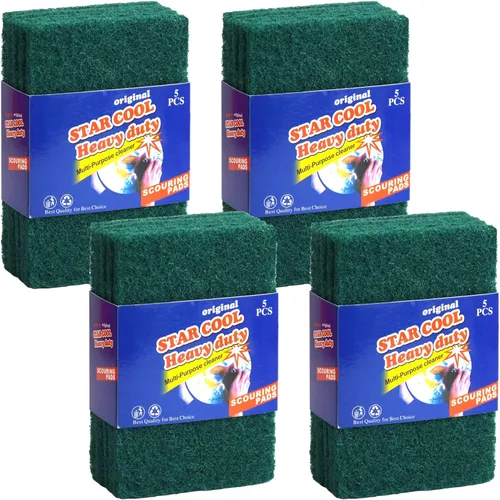 Vista 11 de Esponja de limpieza resistente, sin arañazos, esponja para lavar platos de doble cara, esponja para fregar, para cocina, fregadero, plato, bañera