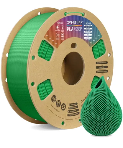 Vista 23 de OVERTURE - Filamento PLA 1/16 pulgadas, consumibles para impresora 3D, carrete de cartón de 2.2 libras, precisión dimensional +/- 0.0008 pulgadas