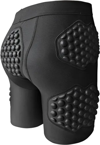 Vista 7 de Topeter Pantalones cortos acolchados de compresión para hombre, ropa interior protectora de baloncesto