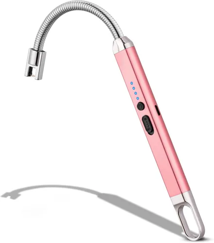 Vista 15 de MEIRUBY Encendedor eléctrico recargable USB, encendedor de arco, para velas, campamento, parrillada, herramienta para apasionados de lo deportivo