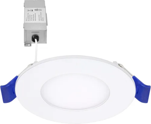 Vista 10 de Maxxima Downlight LED empotrable ultrafino de 3 pulgadas, 5 CCT, 400 lúmenes, luz delgada sin lata, clasificación IC, 5 temperaturas