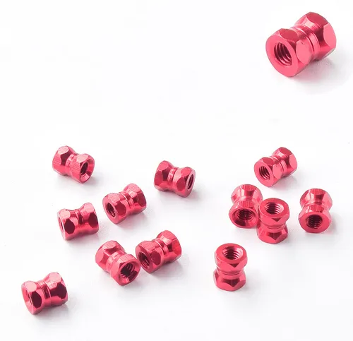 Vista 5 de Columna de pilar de separación de escalones de aleación de aluminio hexagonal M3*1.181 in para carreras Drone FPV Quadcopter Multirotors DIY marco