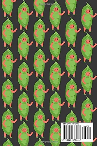 Vista 2 de Sweet Pea Journal Blank, lined 120 page notebook journal for the Sweet Pea in your life, cute, pea lovers, vegetarian, vegetable lovers.