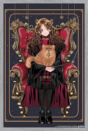 Vista 13 de Trends International The Wizarding World: Harry Potter - Póster de pared de Dinastía Hermione, 14.72 x 22.37 pulgadas, versión enmarcada de madera