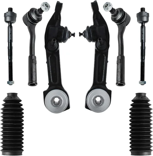 Vista 155 de Detroit Axle - Kit de brazos de control delanteros de 8 piezas para Toyota Sienna 2004-2010, 2 brazos de control inferiores con rótulas, 4 barras