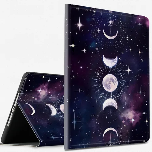 Vista 12 de Funda para tablet Kinlde Fire HD 10 (11ª generación 2021) Fire HD 10 Plus 2021, delgada, de piel sintética, con función atril, función atril