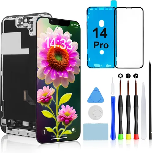 Vista 27 de Brinonac para iPhone 6, pantalla de repuesto negra, digitalizador LCD táctil, montaje completo con cámara frontal, sensor de proximidad, altavoz