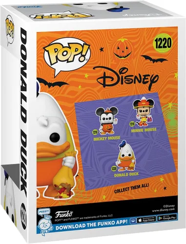 Vista 7 de Funko Pop! & Tee: Disney - Pato Donald de Halloween - brilla en la oscuridad - Extra grande - (XL) - Camiseta - Ropa con figura de vinilo