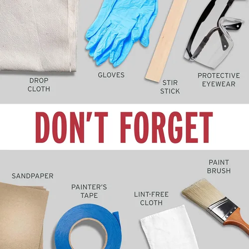 Vista 7 de Rust-Oleum 7797502 - Pintura anti-óxido para aplicación con brocha, cuarto de galón, blanco semibrillante (paquete de 1)