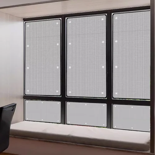 Vista 4 de Película aislante de papel de aluminio, película reflectante de calor, tinte de privacidad para control solar, película opaca total, no adhesiva