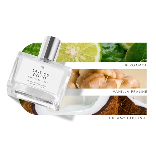 Vista 54 de Le Monde Gourmand Fraise Fouettée Eau de Parfum - 1 fl oz (1.0 fl oz) - Notas de perfume de vainilla, fresa, azúcar