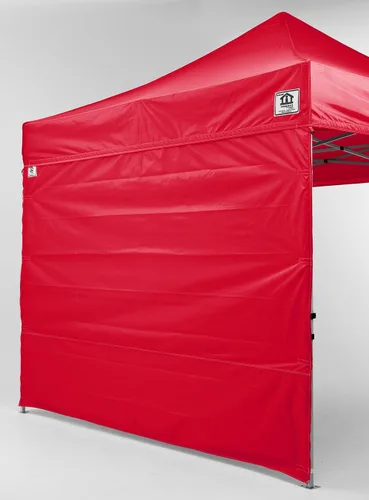 Vista 4 de Impact Canopy Paredes para carpa desplegable de 10 x 10 pies, 4 paredes laterales, color negro