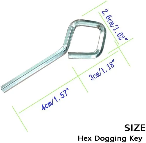 Vista 2 de WOODGUILIN Llave hexagonal estándar de 732 pulgadas con lazo completo de diamante, juego de llaves para perrito estilo llavero, llave Allen 732