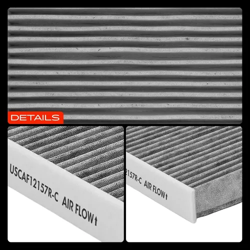 Vista 8 de A-Premium Filtro de aire de cabina con carbón activado compatible con modelos Lexus, Toyota, Mazda, Avalon, Camry, Corolla, Highlander, Prius, RAV4