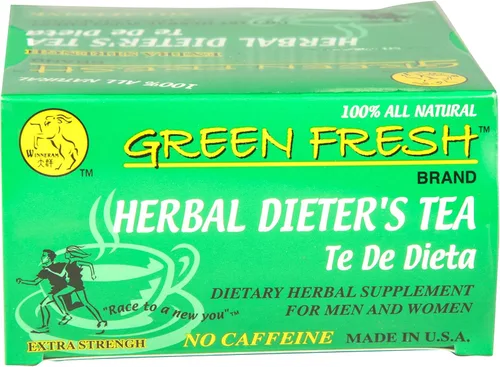 Vista 5 de Té de hierbas Green Fresh Extra Strength (30 unidades), 2.11 onzas